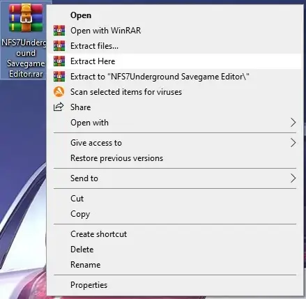 Need for Speed Underground Save Game Editor