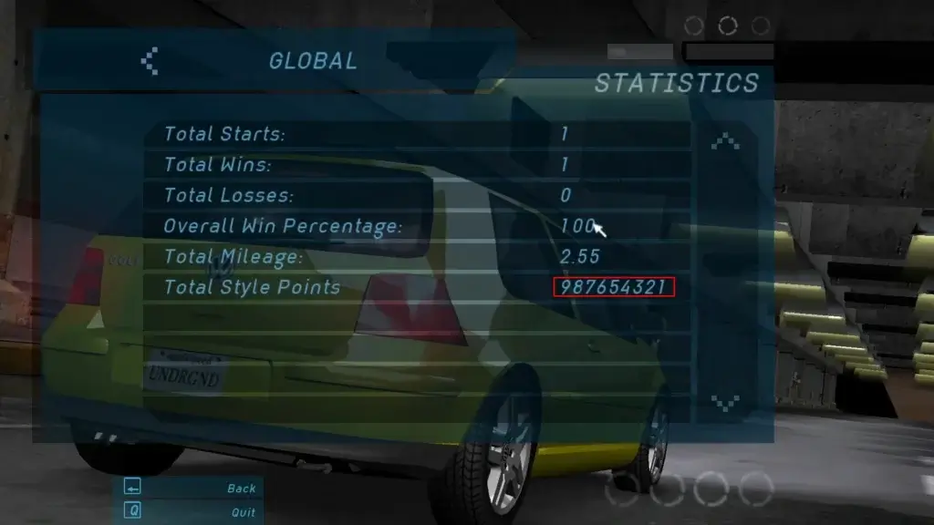 Trainer Need for Speed Underground (+12 Trainer) 8 Trainer Need for Speed Underground