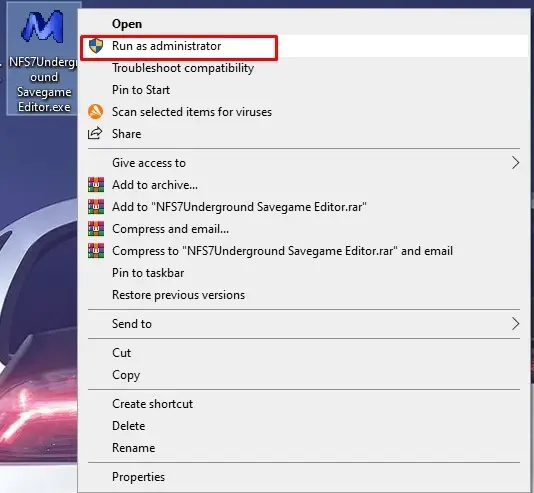 Need for Speed Underground Save Game Editor