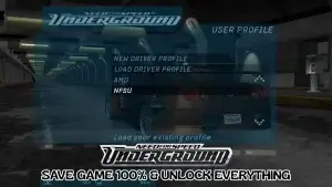 Save Game Need for Speed Underground (100% Tamat)